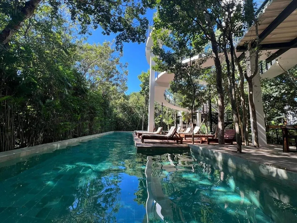 Vila Promo Luxury House With Private Pool Town House Tulum 8 Pax 4 Rec Mexiko
