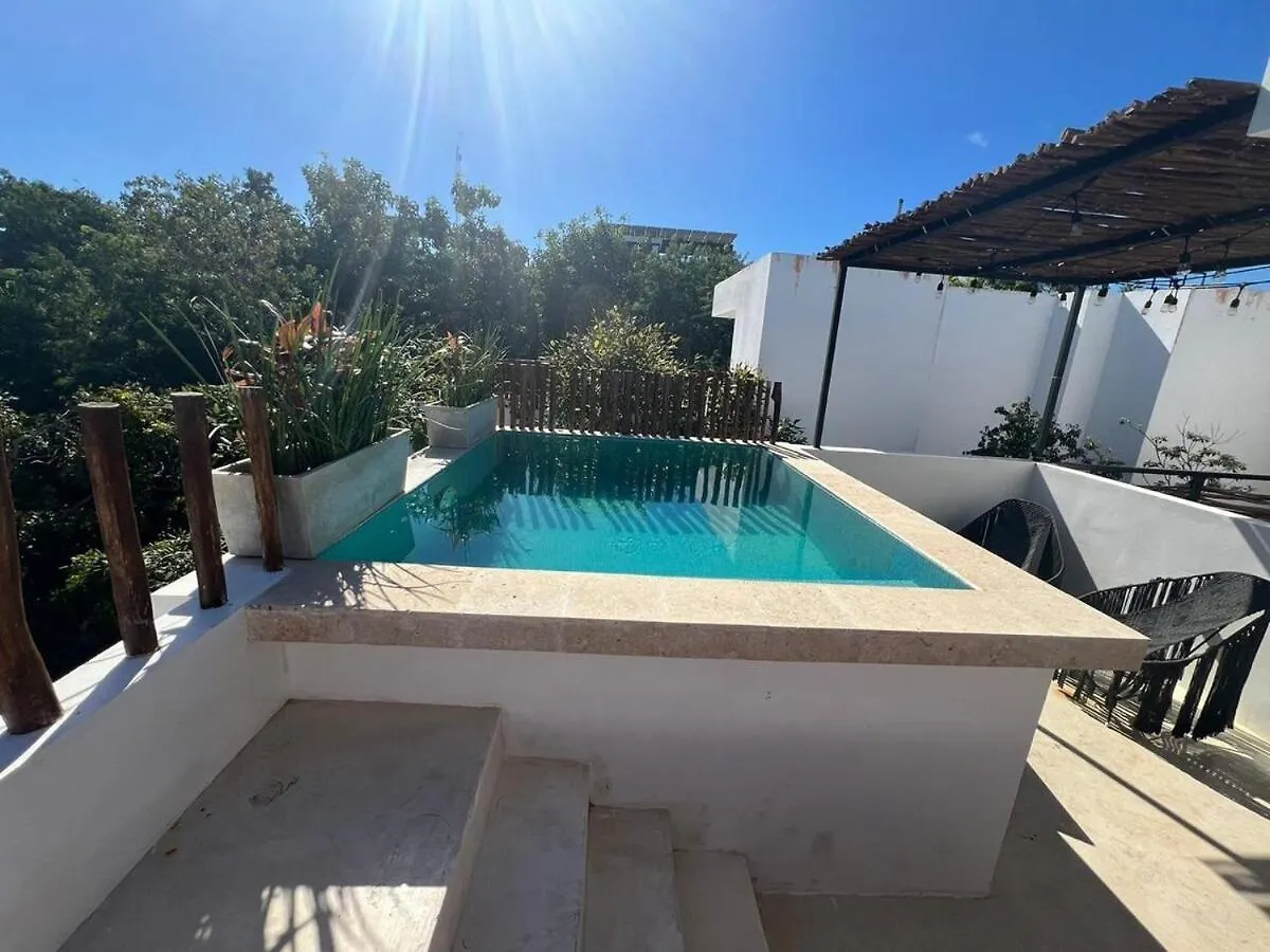 Prázdninový dům Vila Promo Luxury House With Private Pool Town House Tulum 8 Pax 4 Rec Mexiko