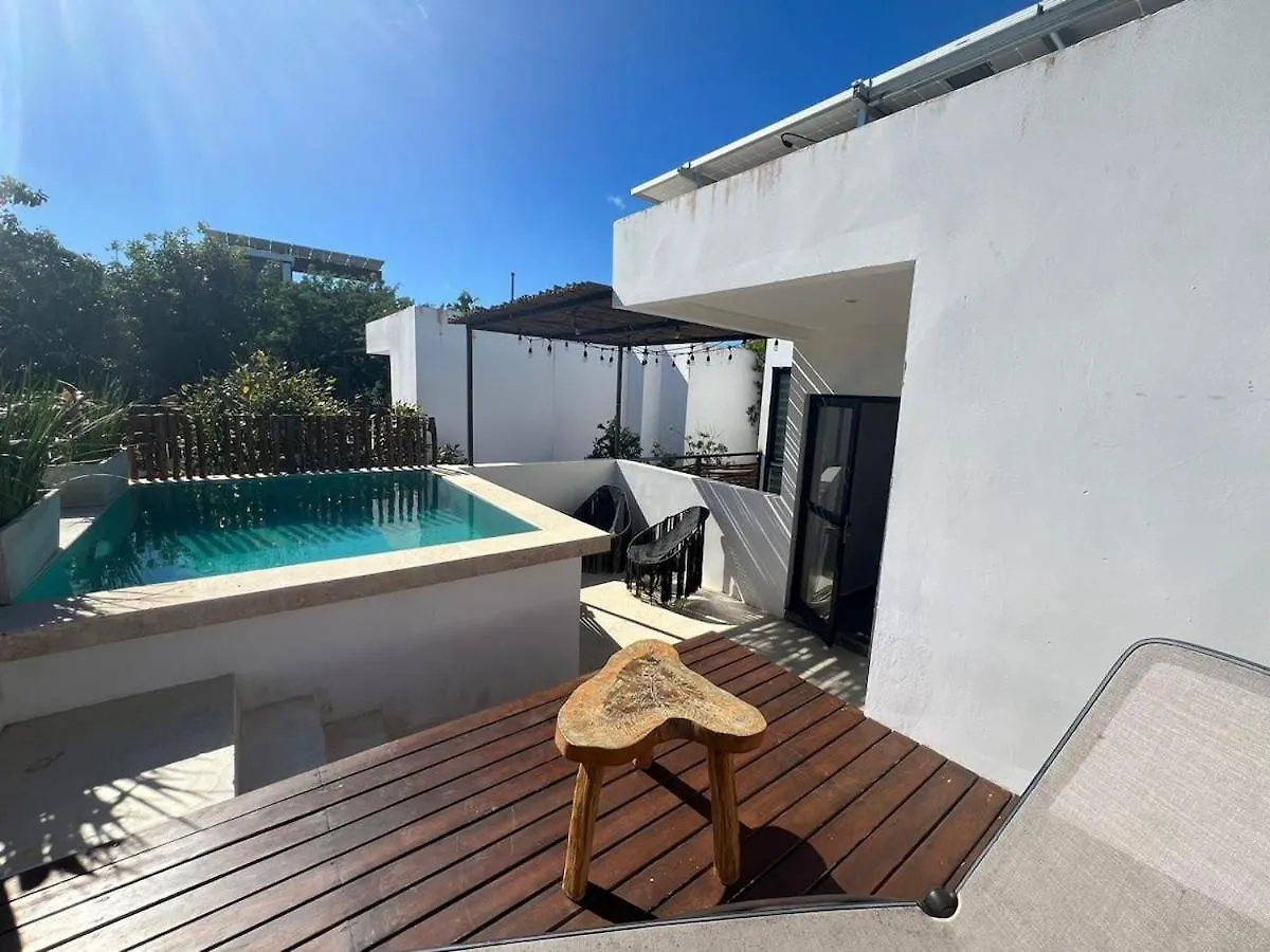 Promo Luxury House With Private Pool Town House Tulum 8 Pax 4 Rec Villa